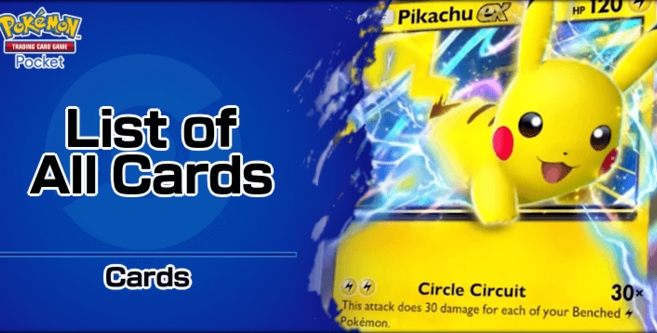 pokemon tcg pocket card list
