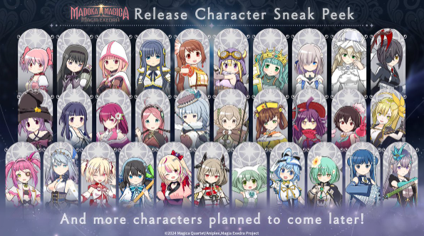 madoka magica magia exedra characters madoka magica magia exedra characters
